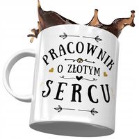 Dla Pracownika Kubek Na Urodziny Na Prezent Z Nadrukiem Ze Zdjęciem