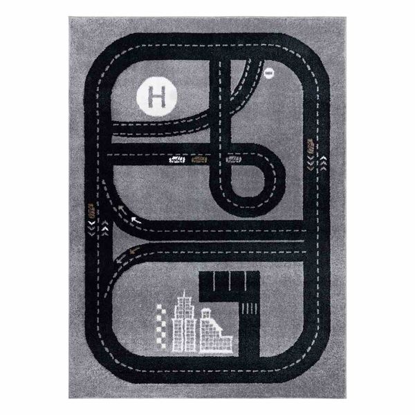 RUG/LU/BEO/TRACK/GREY/120x170 zdjęcie 1