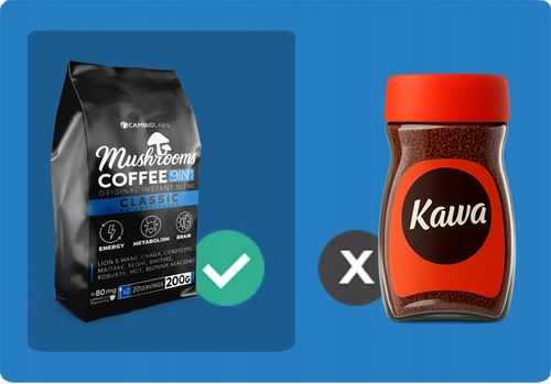 KAWA Z GRZYBÓW 9 w 1 Lions Mane Cordyceps Chaga Reishi MCT Błonnik na Arena.pl