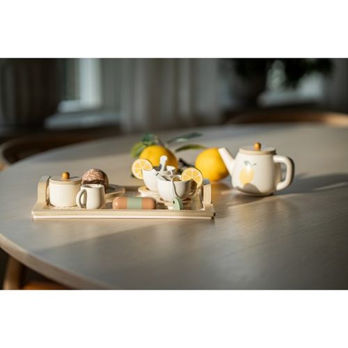 DLA DZIECI DREWNIANY SERWIS DO HERBATY na Arena.pl