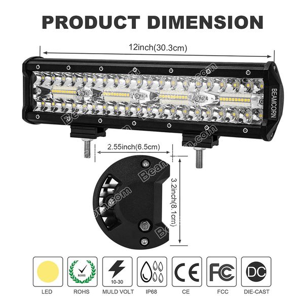 Halogen led roboczy doświetlacz 240W lightbar W-w zdjęcie 4