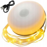 Lampa Kempingowa Biwakowa Akumulatorowa LED Girlanda Na Rolce 10m