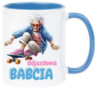 KUBEK Z NADRUKIEM ŚMIESZNY PREZENT DZIEŃ BABCI URODZINY IMIENINY BABCIA