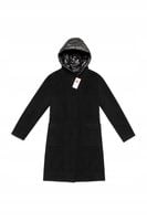 MARC CAIN 75% wełna czarny klasyczny płaszcz 36