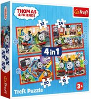 TREFL 34619 Puzzle 4w1 Odjazdowy Tomek