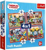 TREFL 34619 Puzzle 4w1 Odjazdowy Tomek