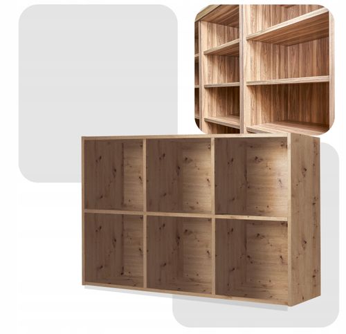 Regał półka organizer pojemnik stojak na płyty winylowe segregatory Cubo 5 na Arena.pl