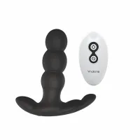 nalone pearl black - anatomiczny masażer prostaty z obrotowym  12,5 cm
