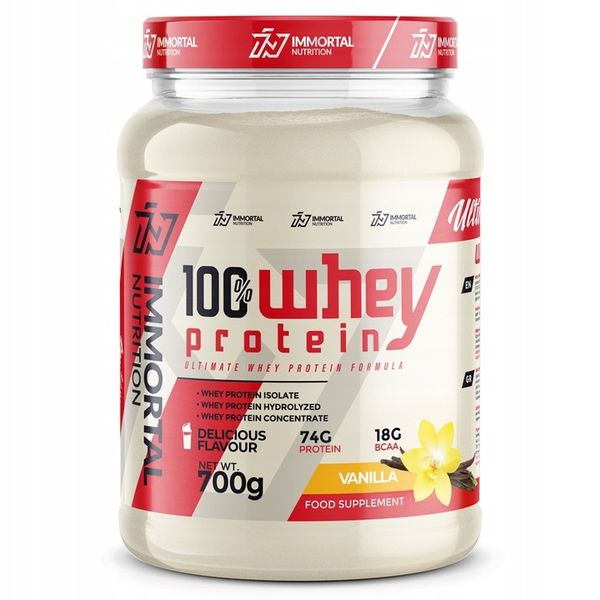 IMMORTAL 100% WHEY PROTEIN 700g BIAŁKO WPC WPI WPH zdjęcie 1