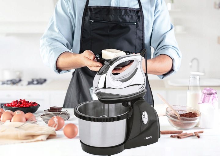 MIKSER KUCHENNY RĘCZNY 200W Z MISĄ 3L TRYB TURBO zdjęcie 9