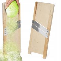 SZATKOWNICA DREWNIANA DO KAPUSTY 2 OSTRZA