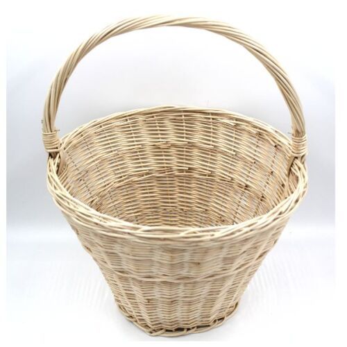 Kosz Wiklinowy - Duży Biały zdjęcie 1