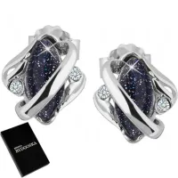 KOLCZYKI SREBRNE sztyfty, kolczyki wkrętki, kolczyki srebro 925 noc kairu