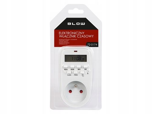 PROGRAMATOR CZASOWY TIMER WŁĄCZNIK CYFROWY LCD WYŁĄCZNIK 1MIN 8 USTAWIEŃ na Arena.pl