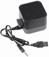 Głośnik Bluetooth CUBIC, czarny, szary