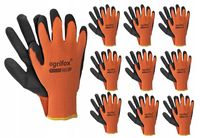 rękawice robocze / ocieplane / pomarańczowo-czarne / rozmiar: 1
