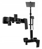 MXO Bateria Wannowa Prysznicowa Deszcz CZARNA