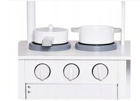 KUCHNIA DREWNIANA DLA DZIECKA Z AKCESORIAMI BIAŁA KUCHENKA DLA DZIECKA