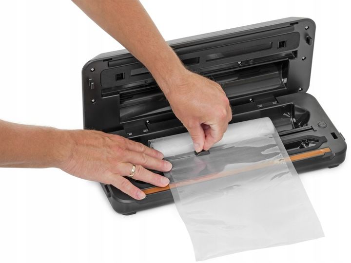 Zgrzewarka próżniowa Pakowarka żywności Automatyczna Roczny zapas folii 26m zdjęcie 15