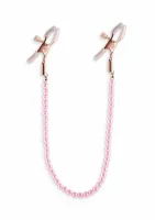 ns novelties nipple clamps dc1 regulowane, silikonowe końcowki, metal
