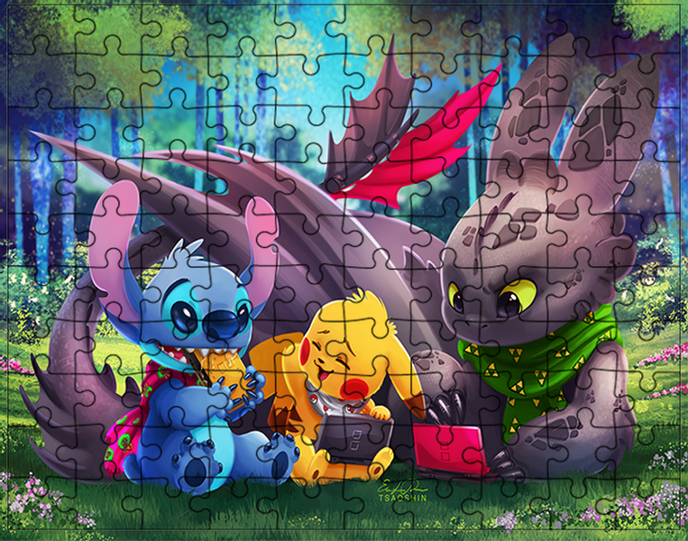 Puzzle Lilo i Stich zdjęcie 1