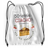 Plecak Urodziny 50 50Te Sportowy Szkolny Worek Z Nadrukiem Ze Zdjęciem