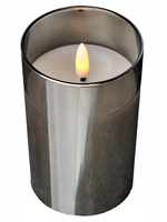 ŚWIECA LED NA BATERIE TIMER RUCHOMY PŁOMIEŃ 12,5cm