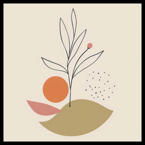 Plakat 40x40cm Subtelna Naturaleza zdjęcie 2