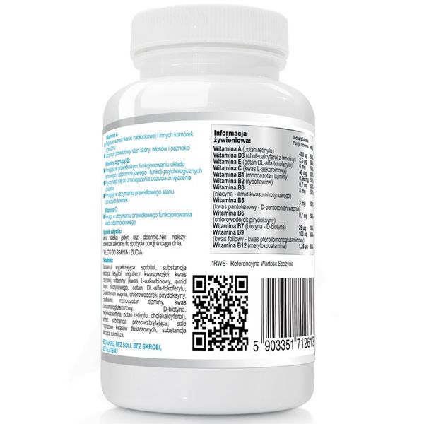 MULTIWITAMINA COMPLEX DLA DZIECI DO SSANIA 3x120t zdjęcie 3