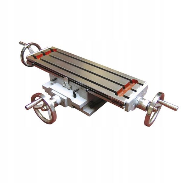 Stół krzyżowy Holzmann ZX7025A 3 rowki osłona śruby podziałka listwowa zdjęcie 1