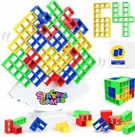 UKŁADANKA TETRIS GRA ZRĘCZNOŚCIOWA LOGICZNA MONTESSORI BALANSUJĄCA KLOCKI