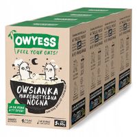 Zestaw: 4 x OWYESS (5 x 50 g) Mikrobiotyczna Owsianka Nocna