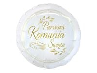 Balon foliowy, Komunia Święta - Biblia, 45 cm (18 cali) [balon na hel]