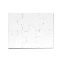 Puzzle A5 dziecięce 6 elementów Sublimacja Termotransfer