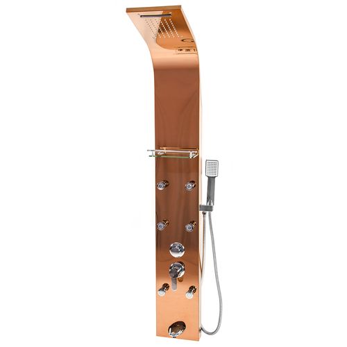 Bateria panel prysznicowy ROSE GOLD na Arena.pl