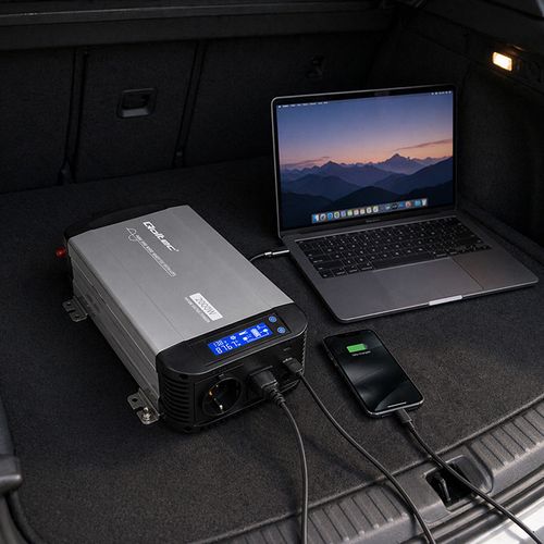 Qoltec przetwornica 12V/230V 1000W UPS na Arena.pl