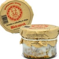 Mielczarek SMALEC Z CEBULKĄ W SŁOJU słoiku SMALCZYK na pieczywo 180G 0,18KG