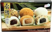 Mochi, miks ryżowych ciasteczek z nadzieniem sezamowym, orzechowym i azuki 450g - Yuki & Love