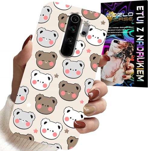 ETUI DO XIAOMI REDMI 9 - MIŚ MISIE WZORY DLA NAJMŁODSZYCH + SZKŁO na Arena.pl