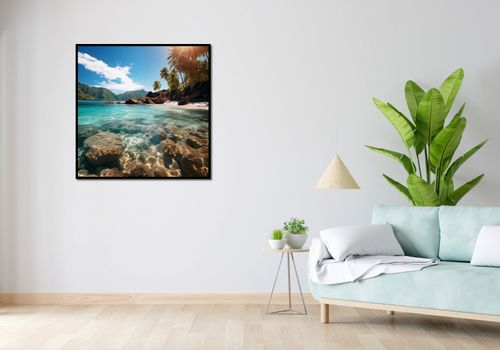 Plakat 90x90cm Odosobniony Raj na Arena.pl