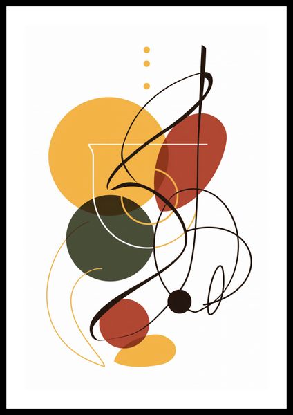 Plakat 40x60cm Taniec Form i Barw zdjęcie 3