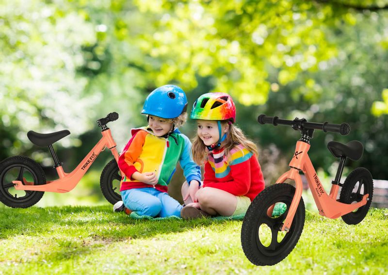 Rowerek biegowy Trike Fix Active X2 pomarańczowy zdjęcie 7