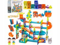 KLOCKI MAGNETYCZNE, TOR KULKOWY DLA KULEK 268 ELEMENTY KULODROM