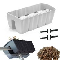 Skrzynka na balustradę DCRO600, Doniczka balkonowa + keramzyt 2l