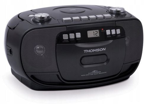 Radiomagnetofon Thomson RK200CD przenośny odtwarzacz CD kaset radio FM na Arena.pl