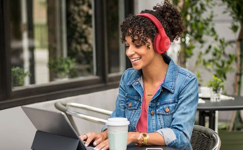 Słuchawki wokółuszne bluetooth JBL E55BTBLU na Arena.pl