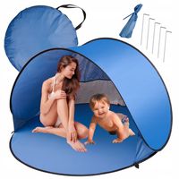 NAMIOT PLAŻOWY PARAWAN SAMOROZKŁADAJĄCY DUŻY NA PLAŻĘ OGRÓD SKŁADANY 146 CM