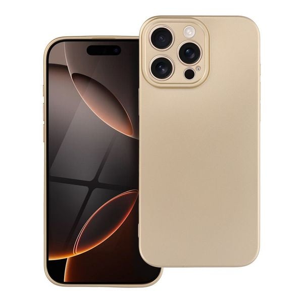Futerał METALLIC do IPHONE 16 Pro Max złoty zdjęcie 1