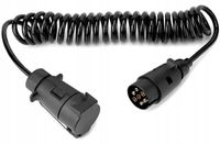 PRZEWÓD ELEKTRYCZNY DO PRZYCZEPKI kabel spiralny PRZEDŁUŻAZ 7 PIN 1,8M