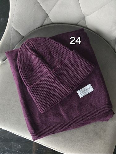 Szal + czapka 50 % kaszmir 50 % wełna : komplet na Arena.pl